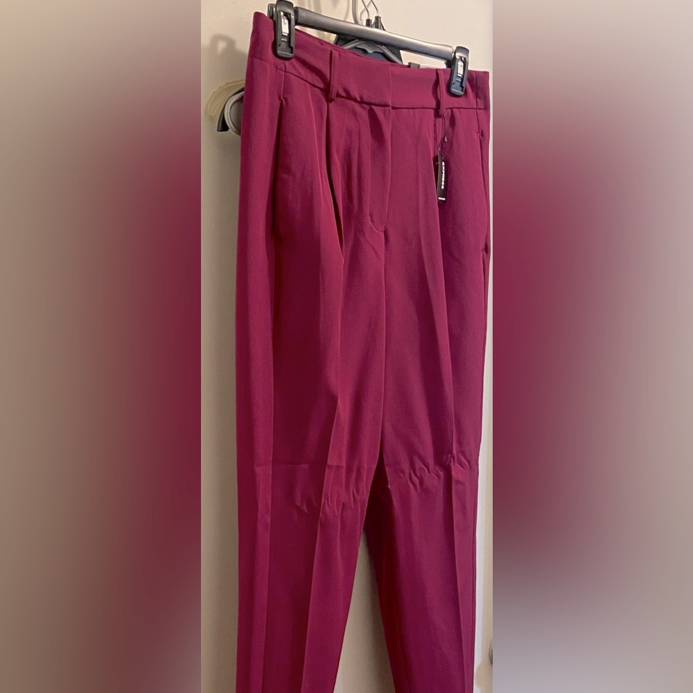 Express dress pants magenta